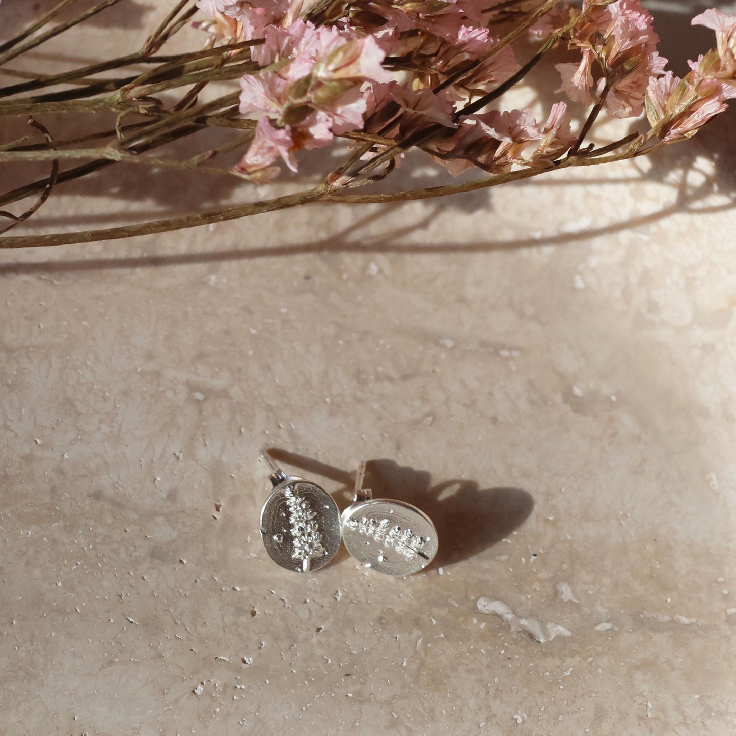 Lupine Coin Earrings