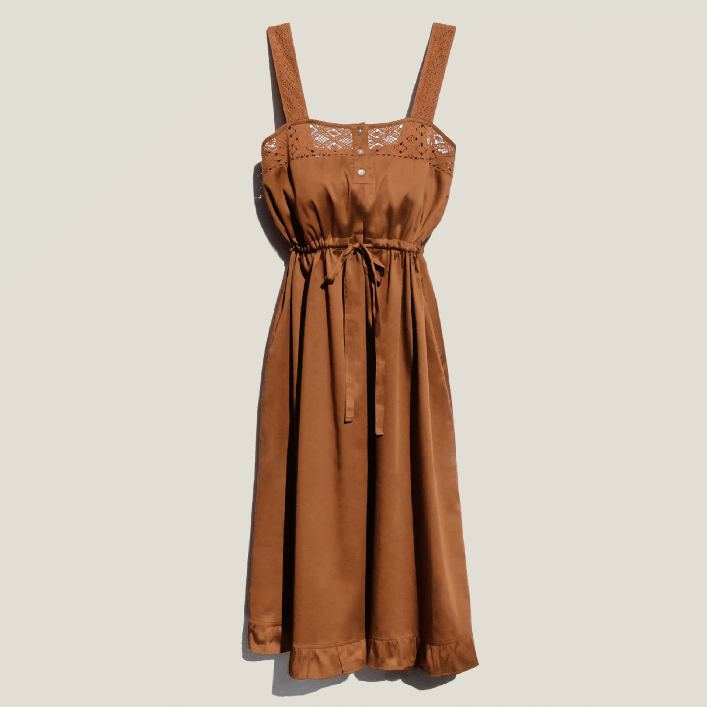 Aurora Dress Friar Brown / M