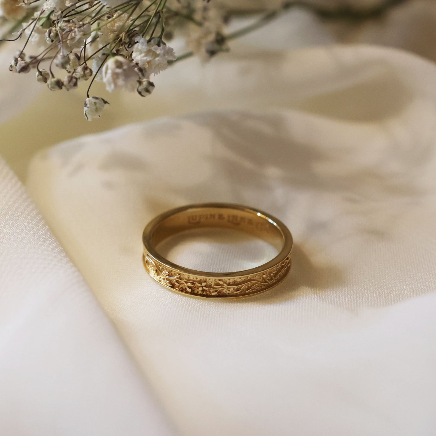 Embossed Vine Ring