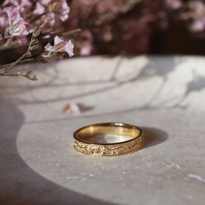 Embossed Vine Ring