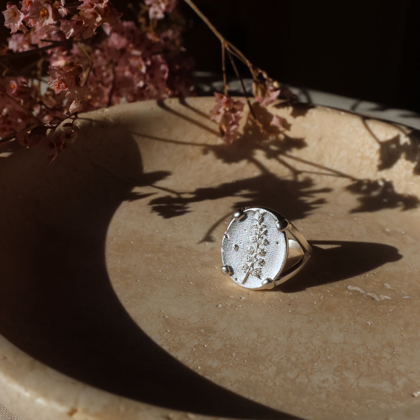 Lupine Coin Ring