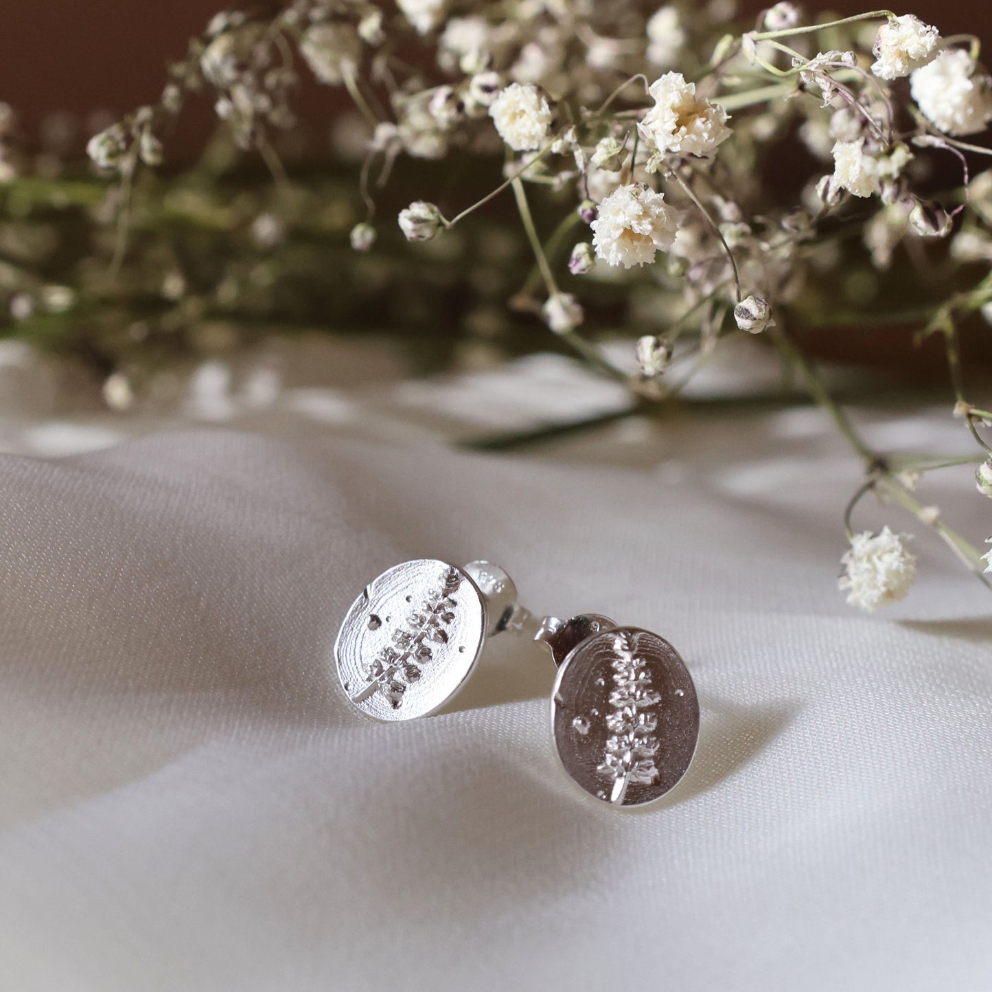Lupine Coin Earrings