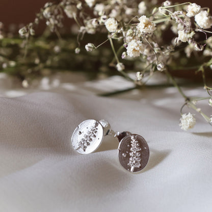 Lupine Coin Earrings